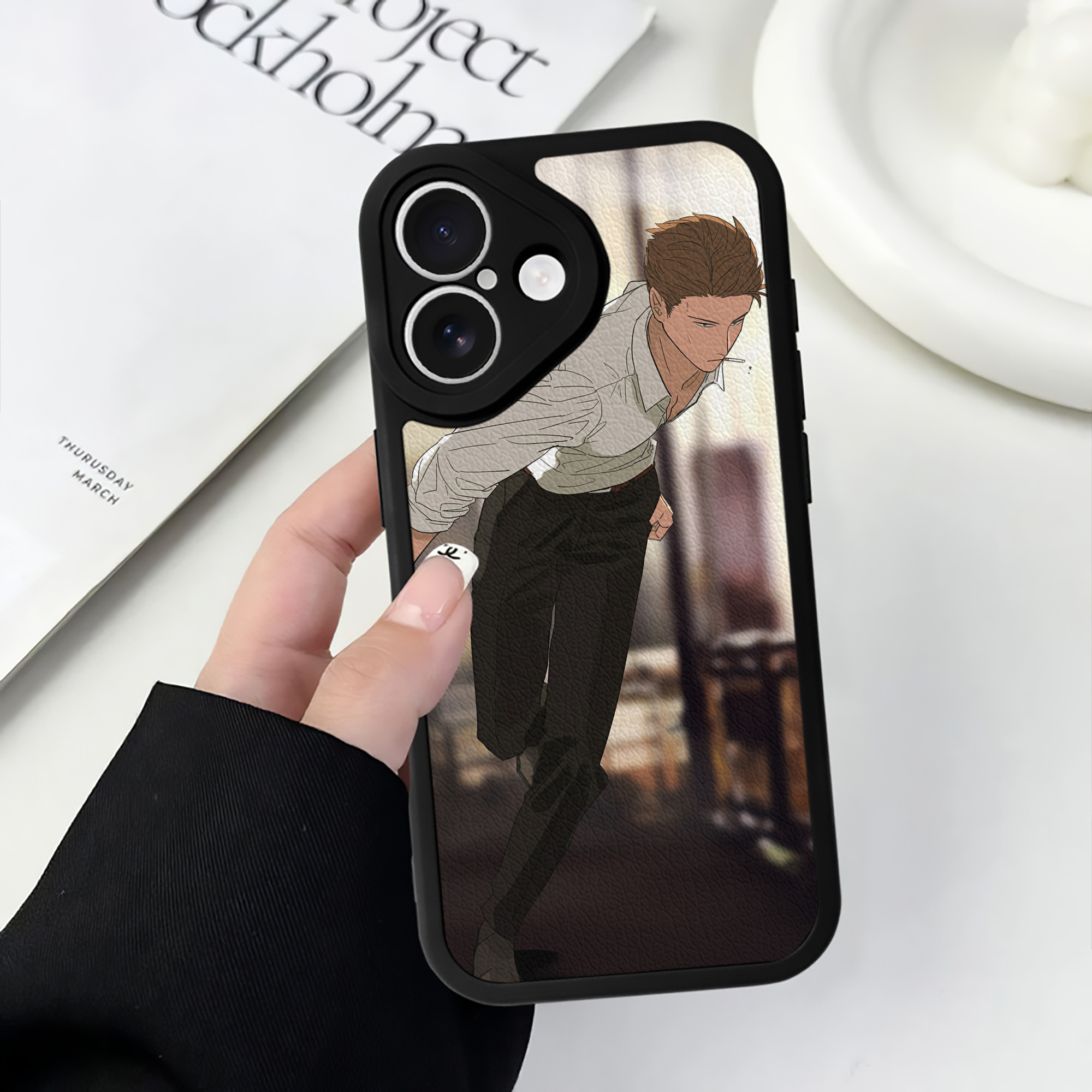 （画像用） SPY×FAMILY间谍家家酒 【iPhone 16シリーズ対応】シリコンスマホケース（レザー調） 材質：シリコン